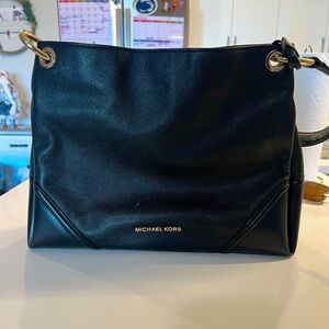 Black Leather Michael Kors bag